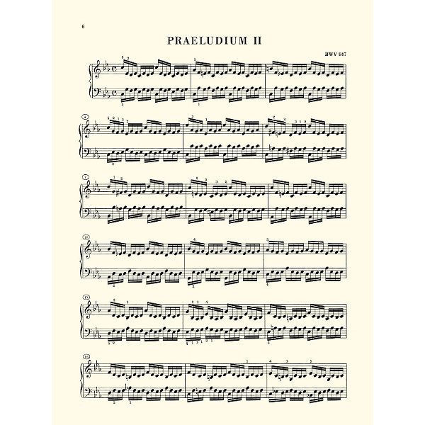 Henle Verlag Bach Wohltemperiert Klavier I