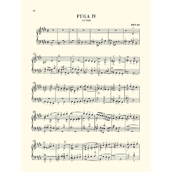 Henle Verlag Bach Wohltemperiert Klavier I
