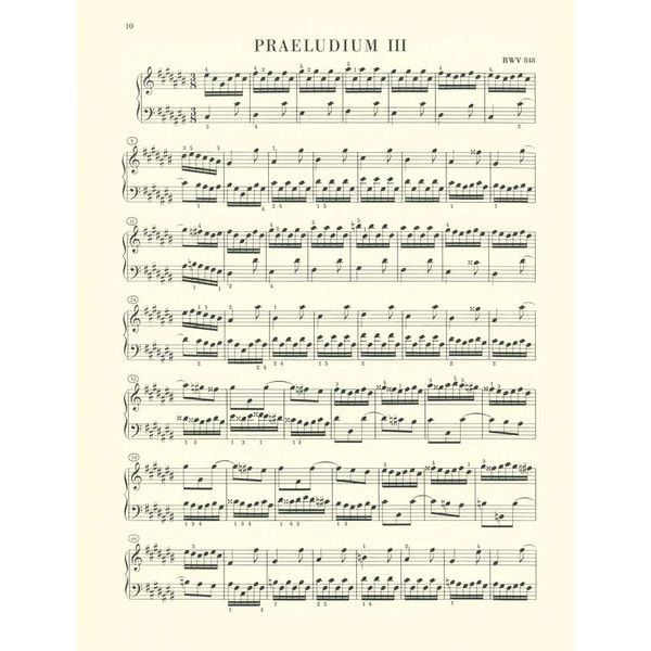 Henle Verlag Bach Wohltemperiert Klavier I