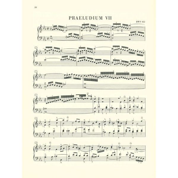 Henle Verlag Bach Wohltemperiert Klavier I