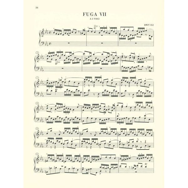 Henle Verlag Bach Wohltemperiert Klavier I