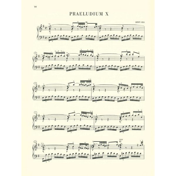 Henle Verlag Bach Wohltemperiert Klavier I