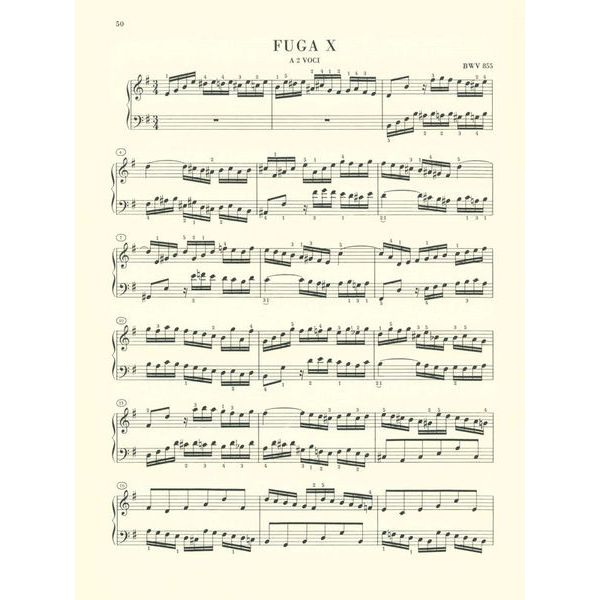 Henle Verlag Bach Wohltemperiert Klavier I