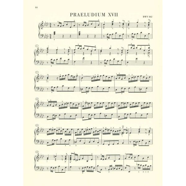 Henle Verlag Bach Wohltemperiert Klavier I