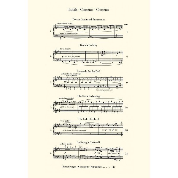 Henle Verlag Debussy Children's Corner