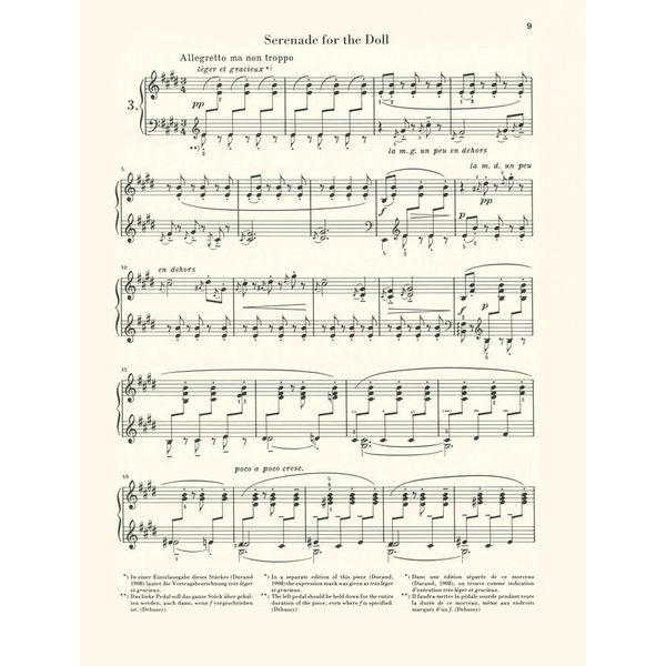 Henle Verlag Debussy Children's Corner