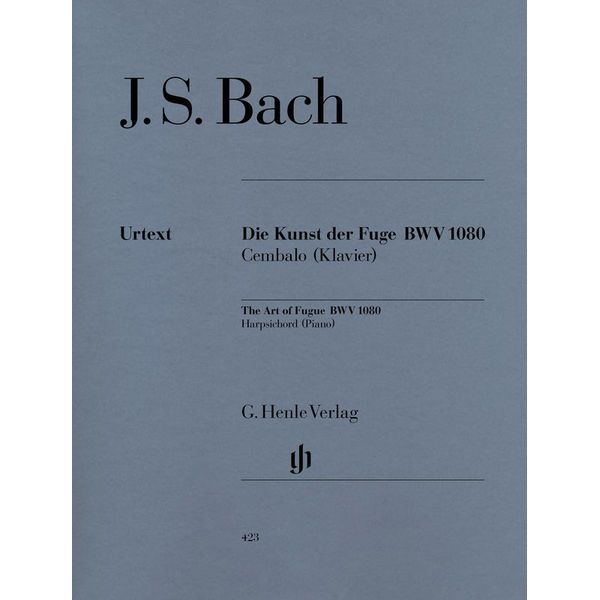 Henle Verlag Bach Die Kunst der Fuge