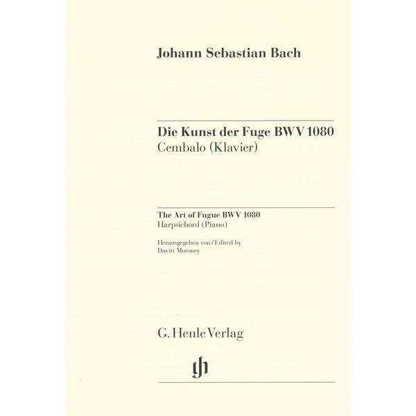 Henle Verlag Bach Die Kunst der Fuge