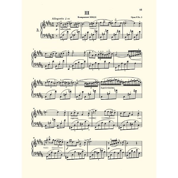 Henle Verlag Chopin Nocturnes