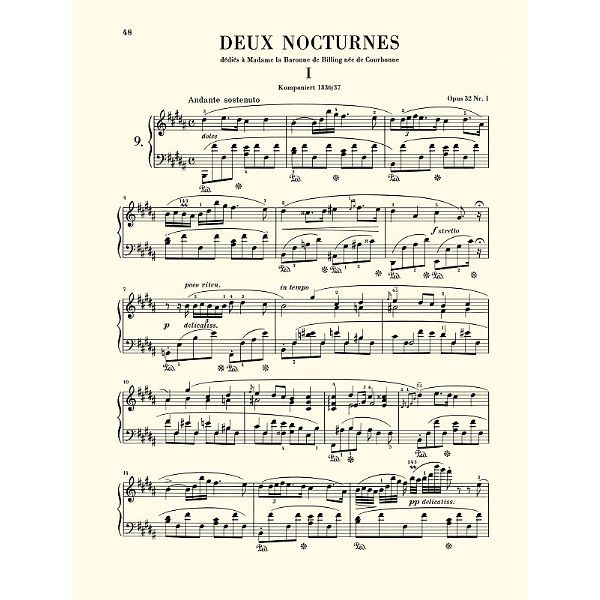Henle Verlag Chopin Nocturnes