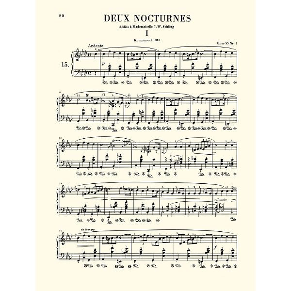 Henle Verlag Chopin Nocturnes