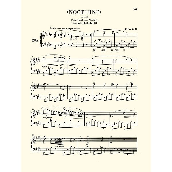 Henle Verlag Chopin Nocturnes