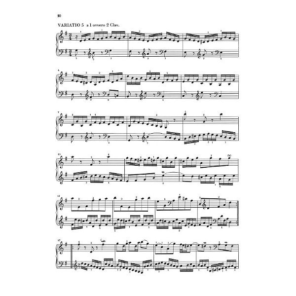 Henle Verlag Bach Goldberg-Variationen