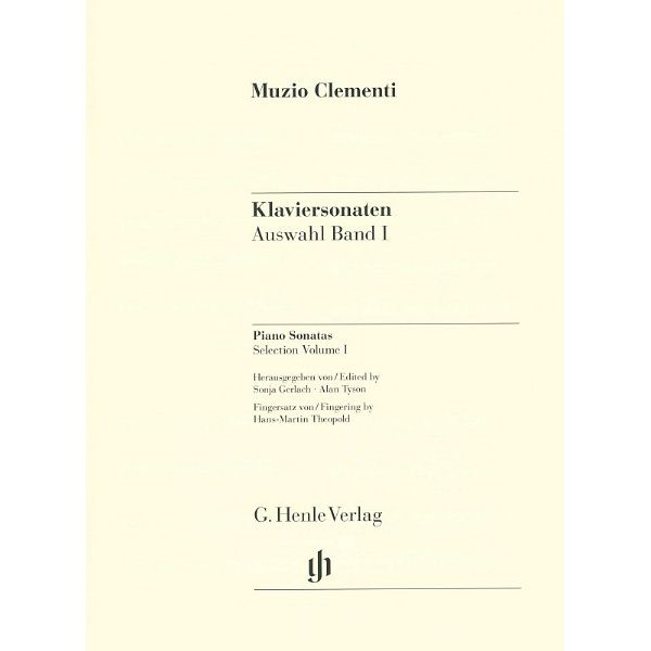 Henle Verlag Clementi Klaviersonaten 1
