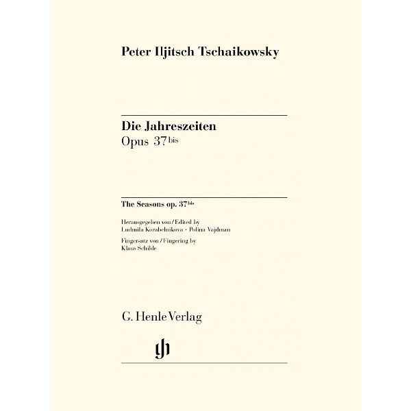Henle Verlag Tschaikowsky Die Jahreszeiten