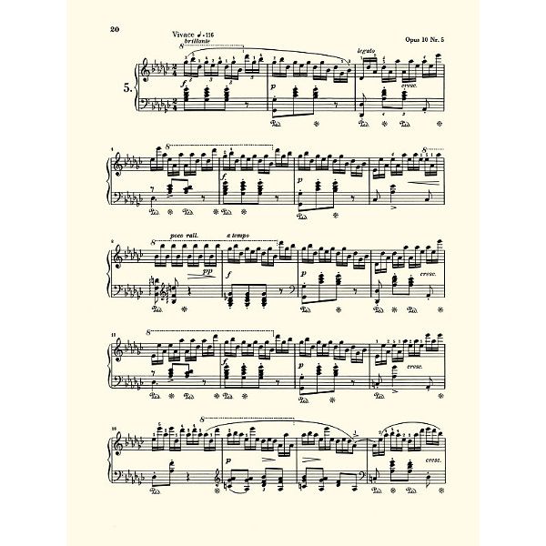 Henle Verlag Chopin Etüden op.10/op.25