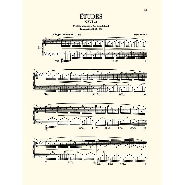 Henle Verlag Chopin Etüden op.10/op.25