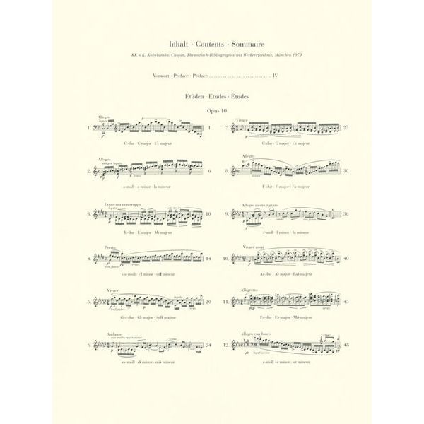 Henle Verlag Chopin Etüden op.10/op.25