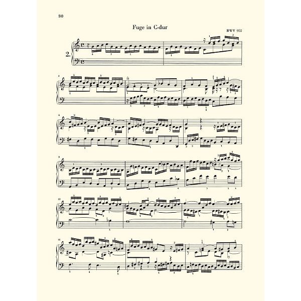 Henle Verlag Bach Präludien & Fughetten