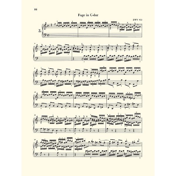 Henle Verlag Bach Präludien & Fughetten