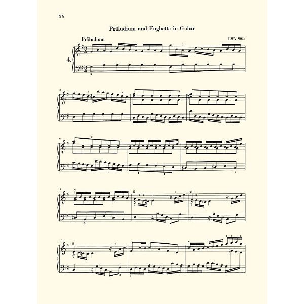 Henle Verlag Bach Präludien & Fughetten