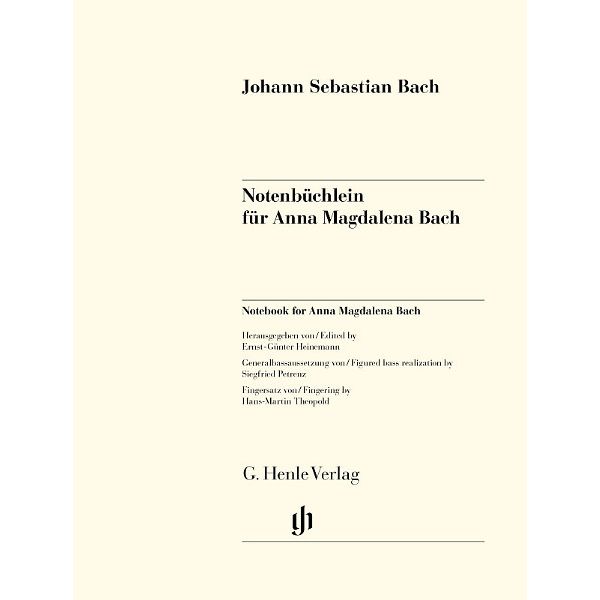 Henle Verlag Bach Notenbüchlein