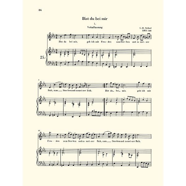 Henle Verlag Bach Notenbüchlein
