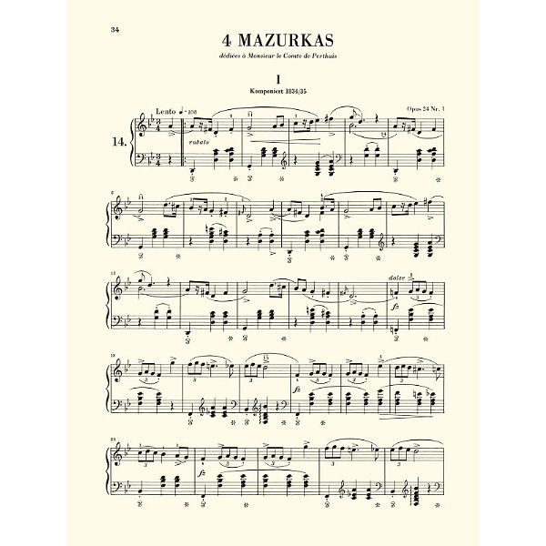 Henle Verlag Chopin Mazurken