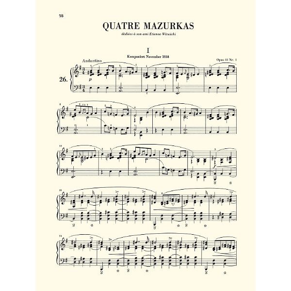 Henle Verlag Chopin Mazurken