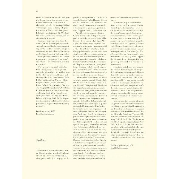 Henle Verlag Chopin Mazurken