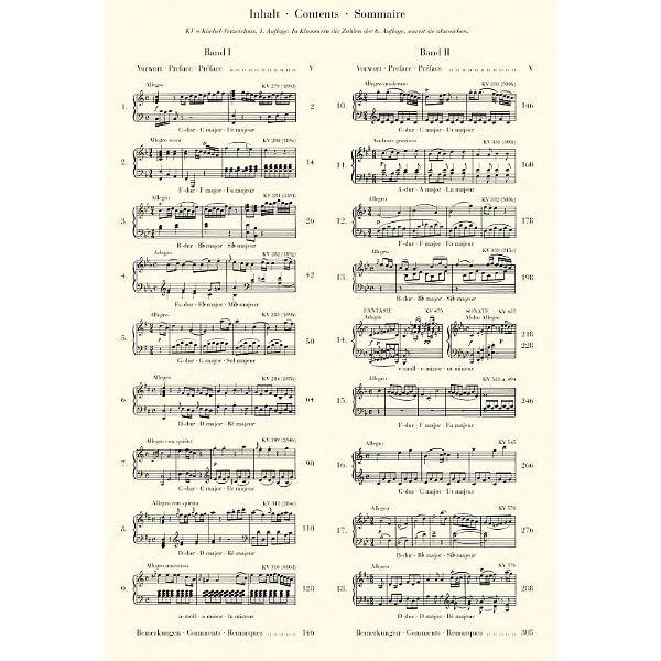 Henle Verlag Mozart Klaviersonaten 1