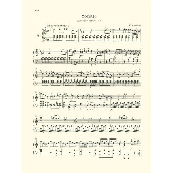 Henle Verlag Mozart Klaviersonaten 1
