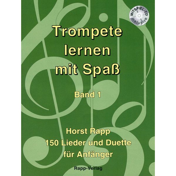 Horst Rapp Verlag Trompete Lernen mit Spaß 1