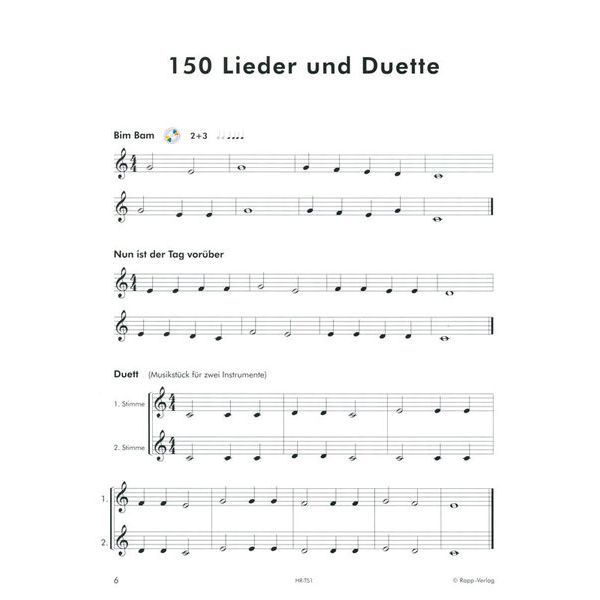 Horst Rapp Verlag Trompete Lernen mit Spaß 1