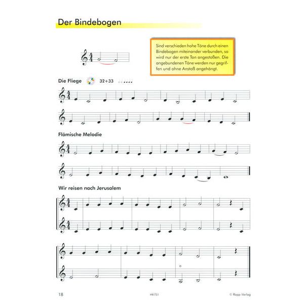 Horst Rapp Verlag Trompete Lernen mit Spaß 1