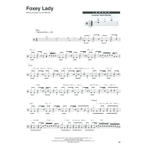 Hal Leonard Drum Play-Along Jimi Hendrix