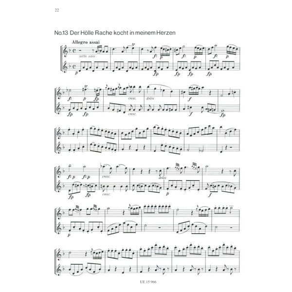 Universal Edition Mozart Die Zauberflöte