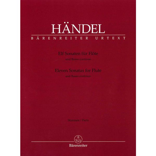 Bärenreiter Händel Elf Sonaten für Flöte