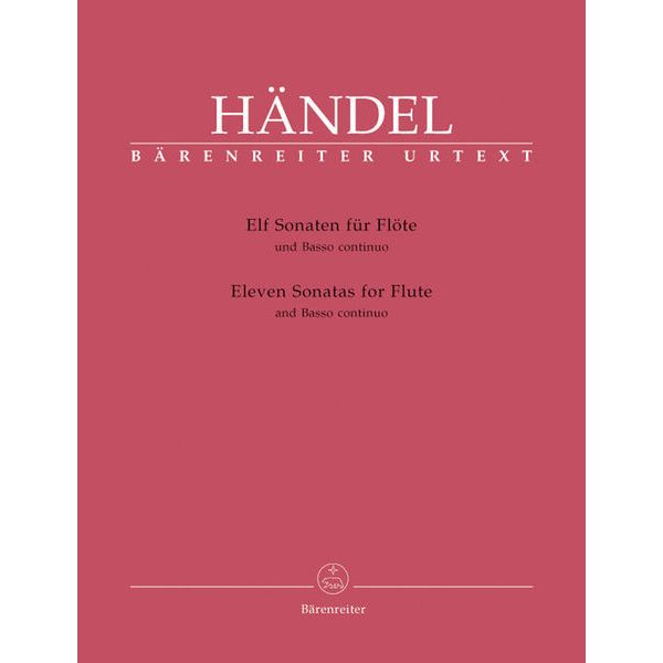 Bärenreiter Händel Elf Sonaten für Flöte