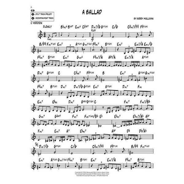 Hal Leonard Jazz Play-Along G. Mulligan