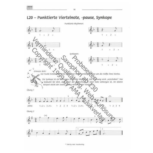 AMA Verlag Saxophon ab 130