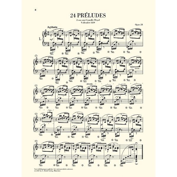 Henle Verlag Chopin Préludes