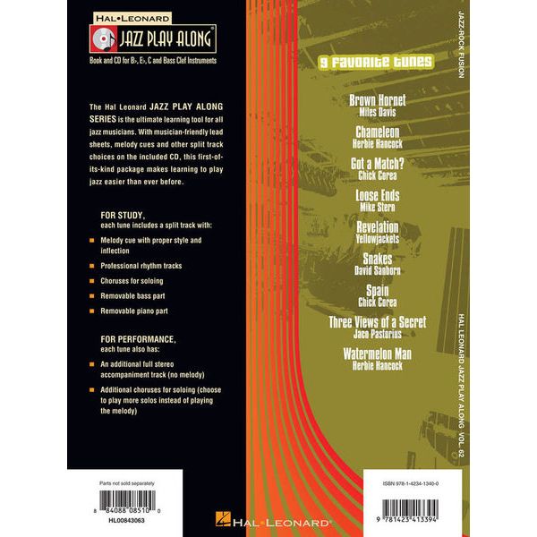 Hal Leonard Jazz-Rock Fusion