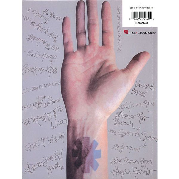 Hal Leonard Red Hot Chili Peppers Band