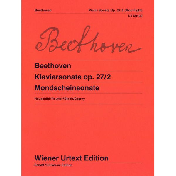 Wiener Urtext Edition Beethoven Mondscheinsonate