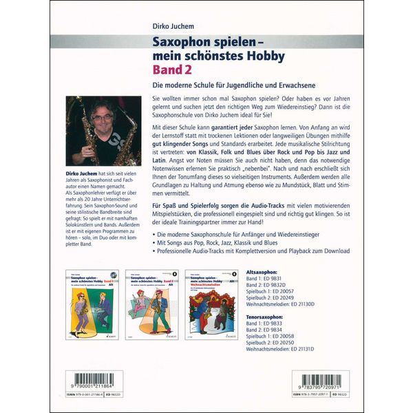 Schott Saxophon Spielen Hobby A-Sax 2
