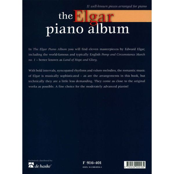 Fentone Music The Elgar Piano Album