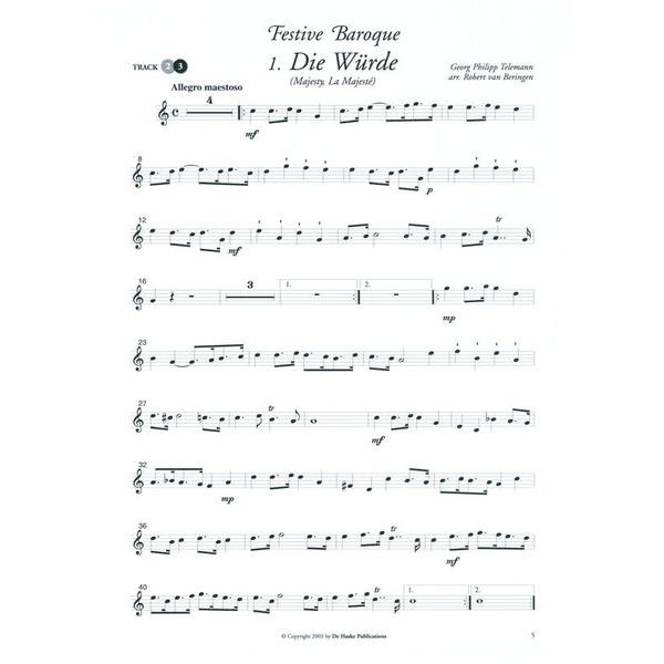 De Haske Festive Baroque Trumpet