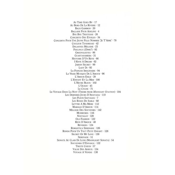 Music Sales Richard Clayderman Anthology