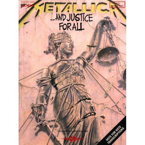Cherry Lane Music Company Metallica And Justice For All